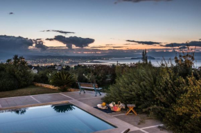 Villa Mariposa - panoramic sea view - near Chania city
